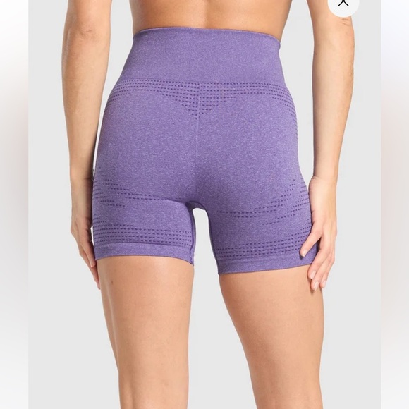 Gymshark Vital Seamless Shorts – Functional Purple Marl  xl - Picture 3 of 8